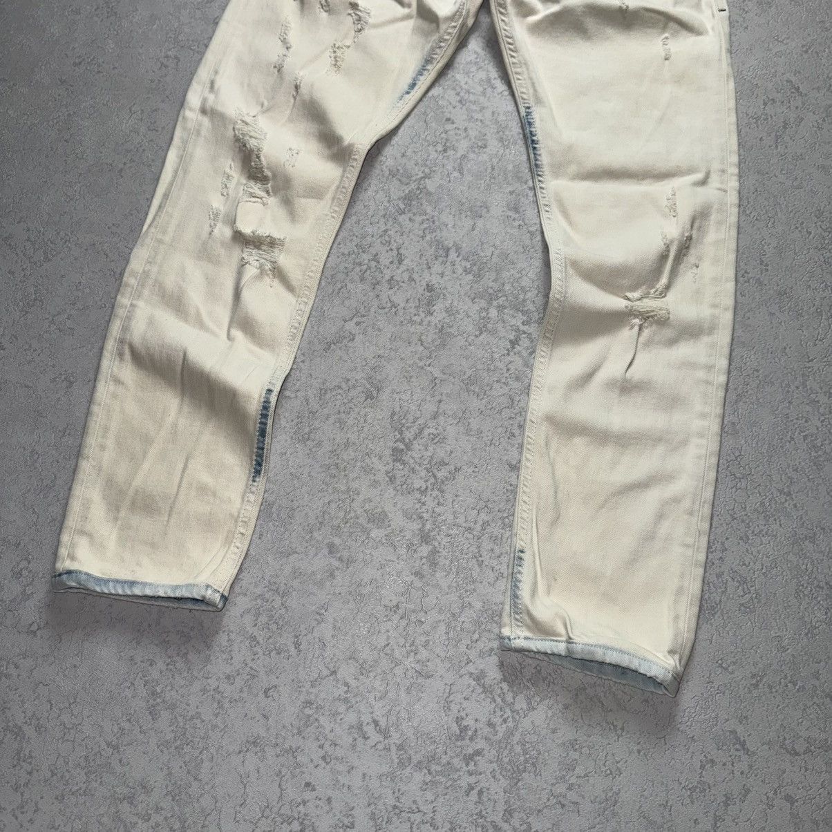 Diesel RARE Diesel Distressed Tepphar Slim Jeans Size US 31 - 3 Thumbnail