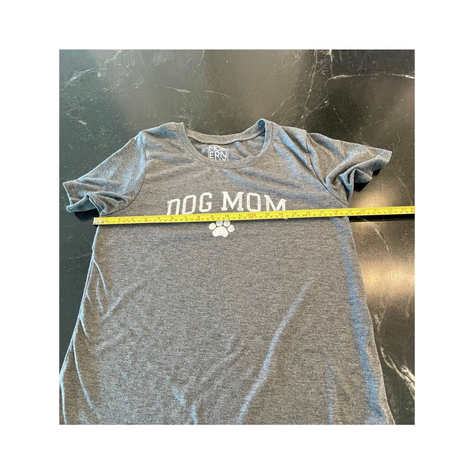 Other Modern Lux "DOG MOM" Gray short sleeve tee XL Size XL / US 12-14 / IT 48-50 - 4 Thumbnail