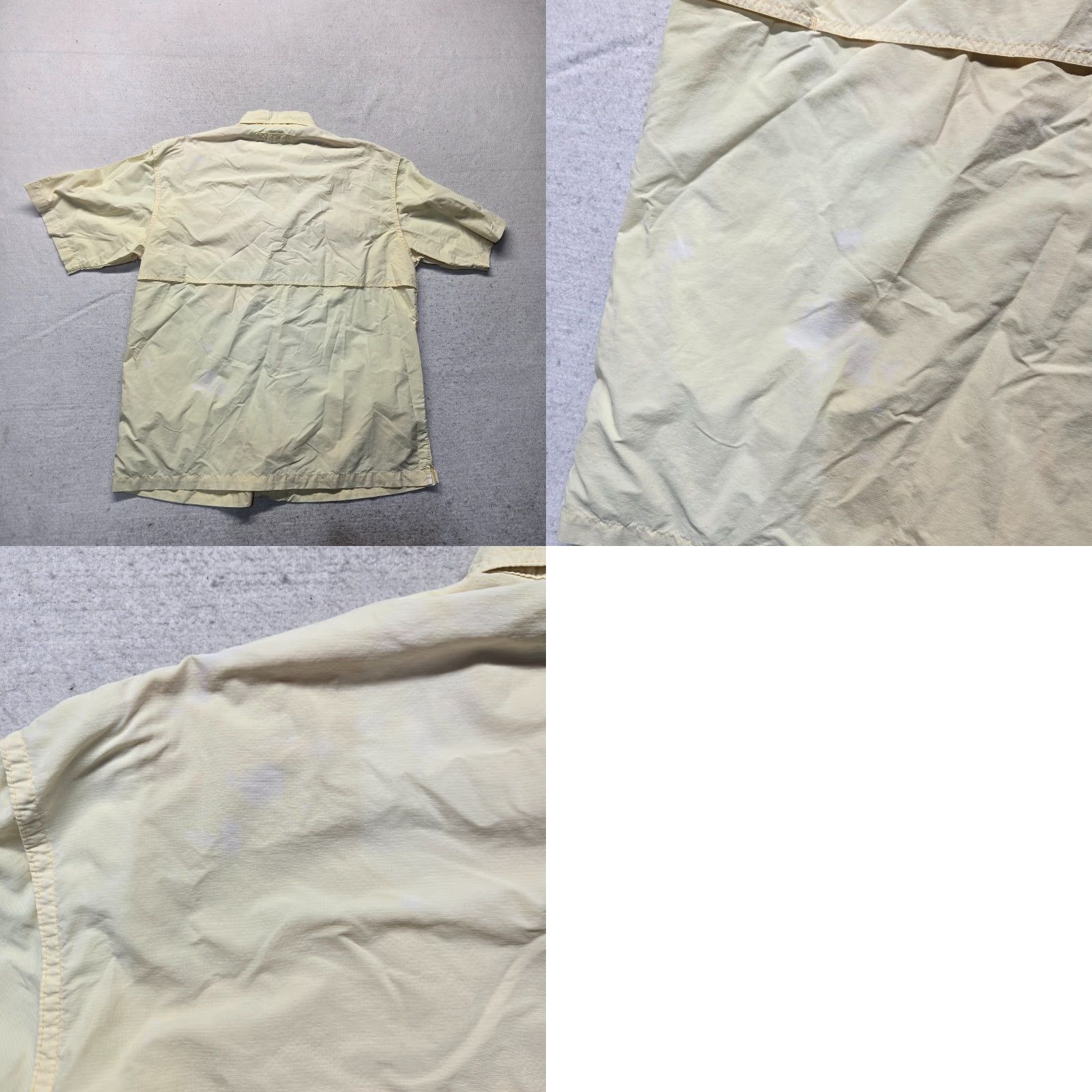 Vintage Field & Stream Outfitter Solid Beige Button Up Short Sleeve Shirt Men's L Large Size US L / EU 52-54 / 3 - 8 Thumbnail