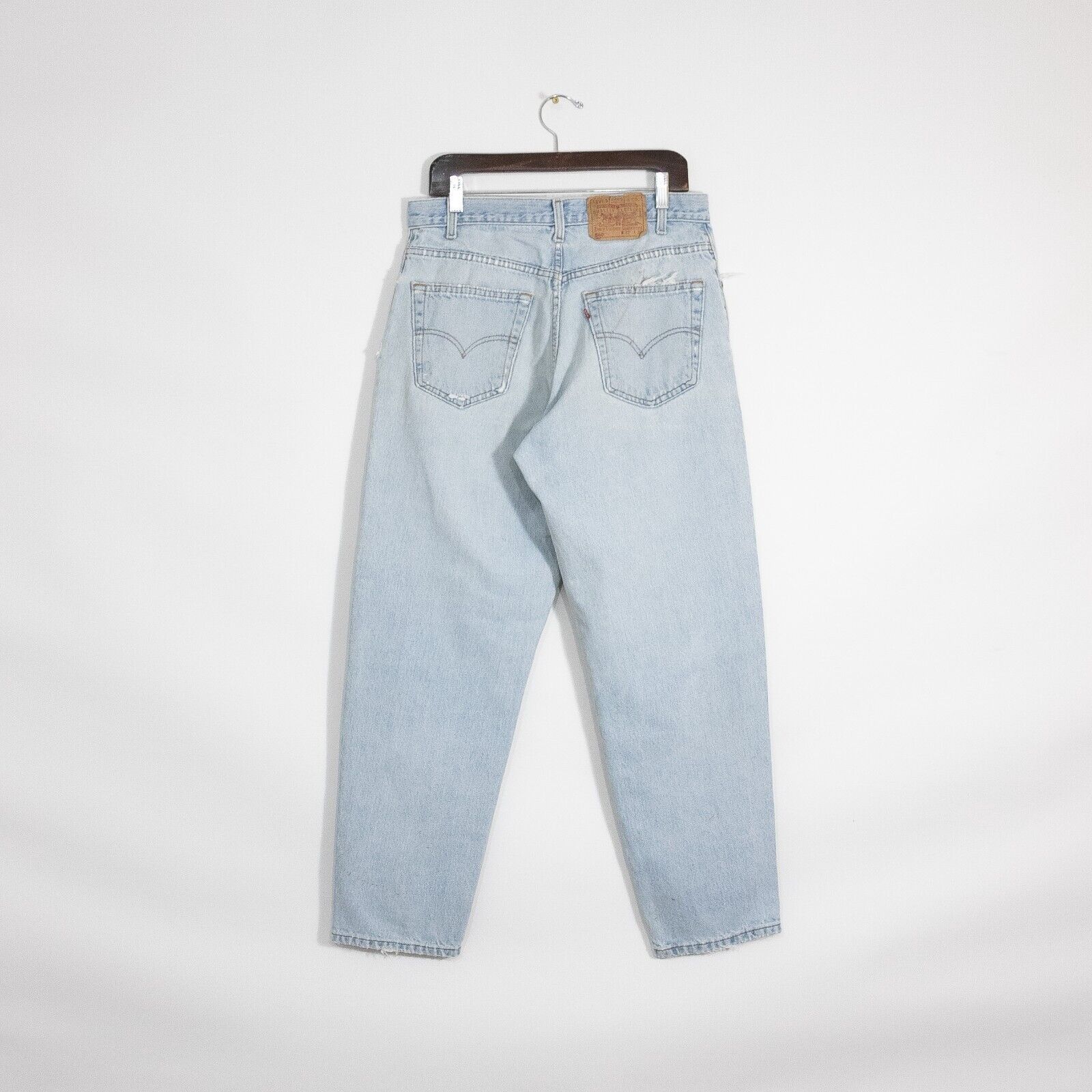 Levi's Vintage 90s Levis 560 Jeans 32x30 - Distressed Light Wash Size US 32 / EU 48 - 7 Thumbnail