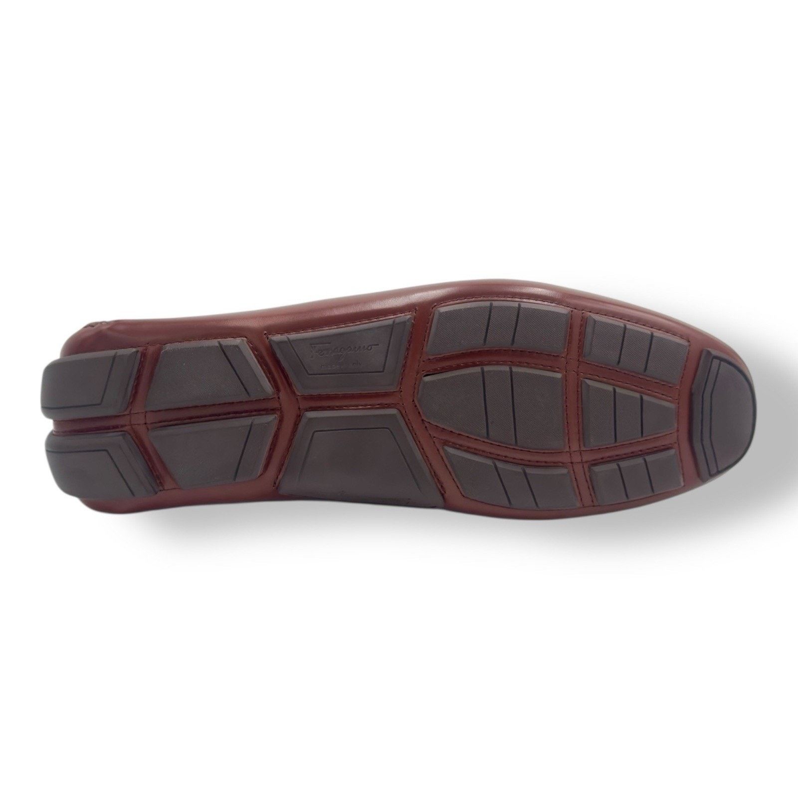 Salvatore Ferragamo Leather Driver Loafers with Gancini In Brown 10.5 UK EE Size US 11.5 / EU 44-45 - 4 Thumbnail