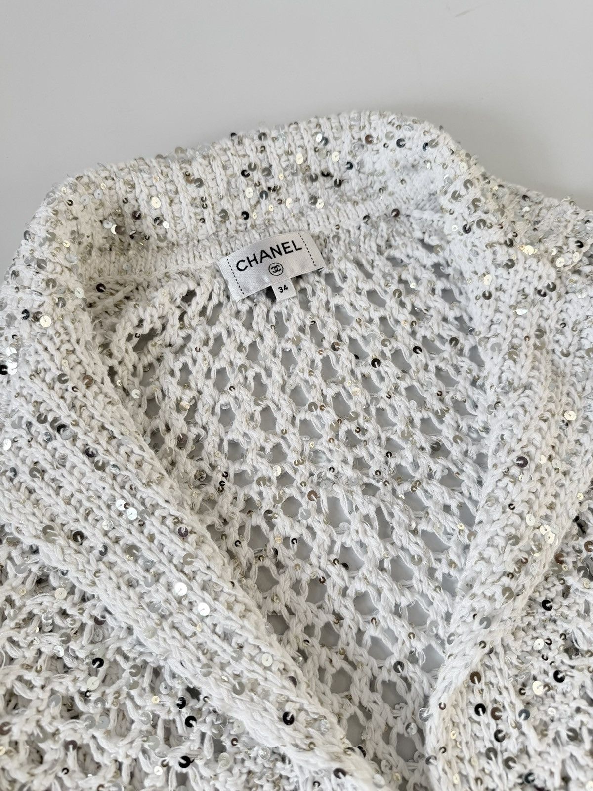Chanel Chanel Cotton Cardigan 2023 Collection Size XXS / US 00 / IT 34 - 7 Thumbnail