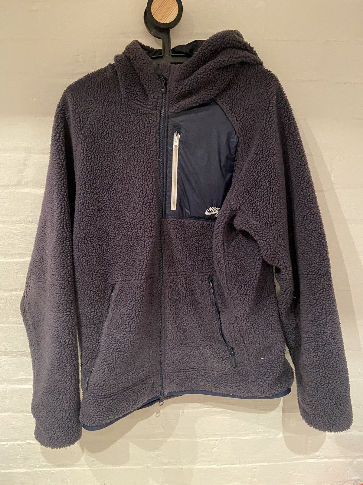 Nike Nike Sportswear Everett Sherpa Jacket Blue Medium M Size US M / EU 48-50 / 2 - 1 Thumbnail