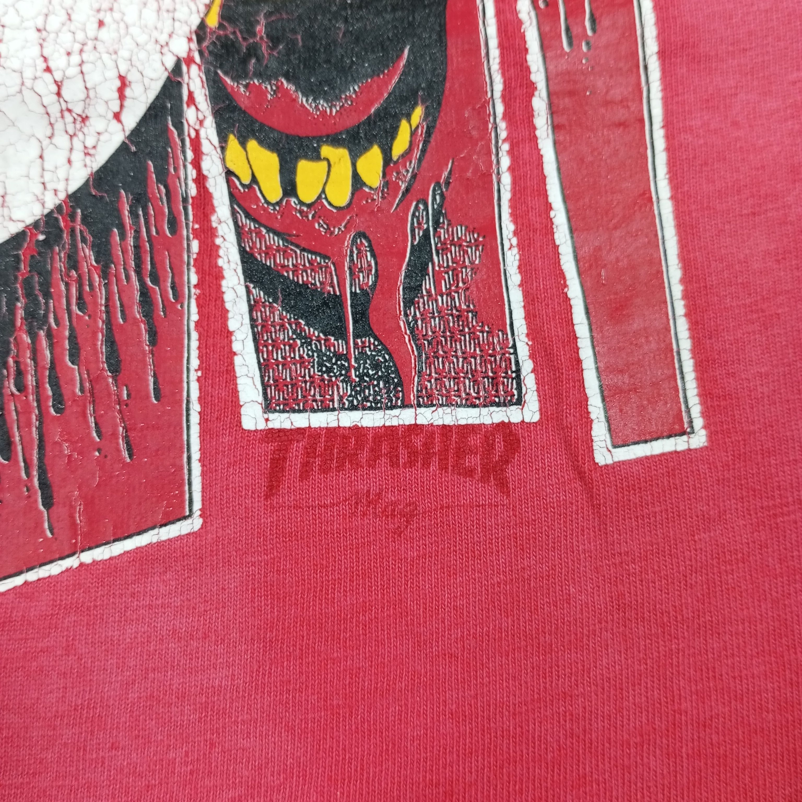Thrasher × Vintage Thrasher Skater Style Vintage Faded Distressed Tshirt Size US L / EU 52-54 / 3 - 7 Thumbnail