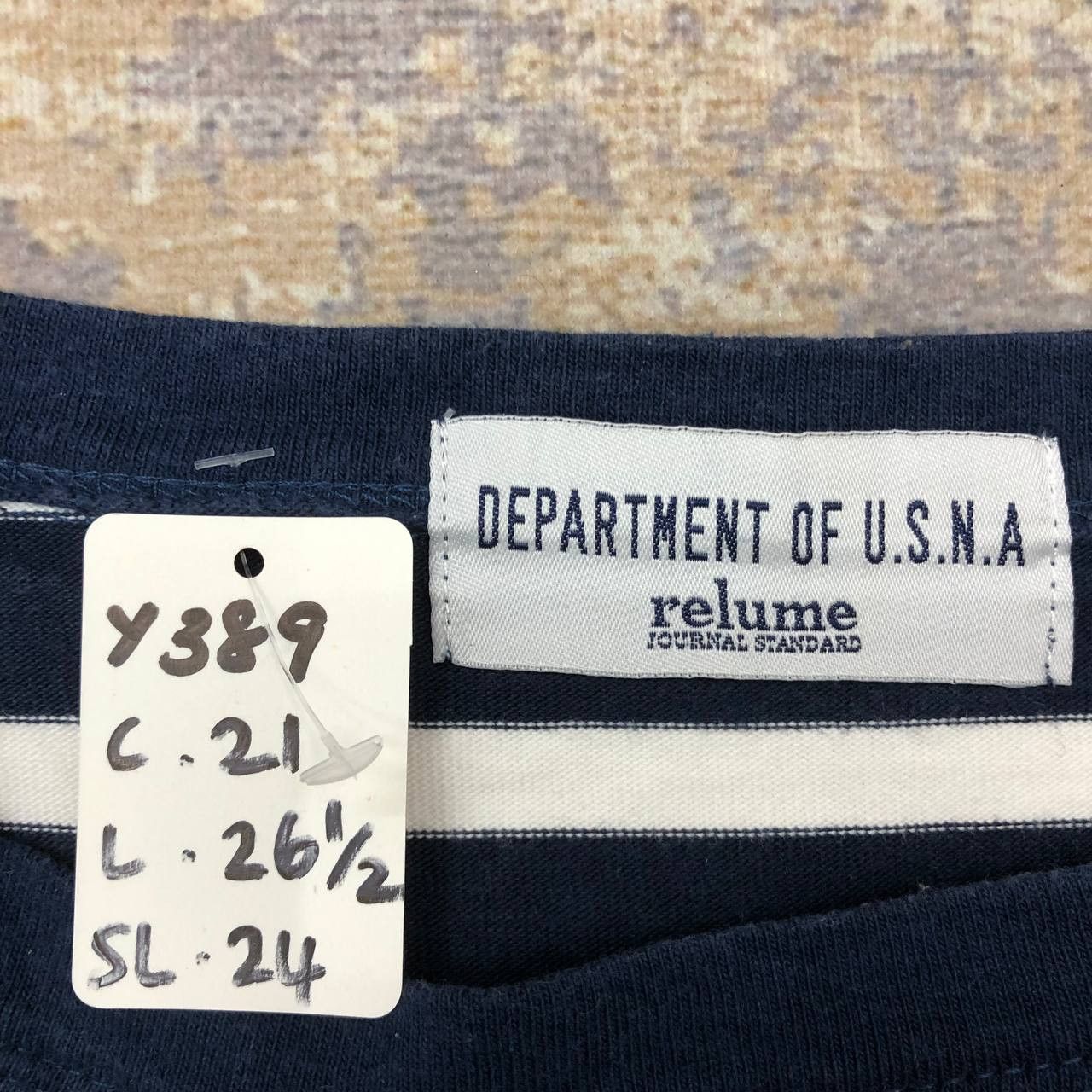 Japanese Brand × Journal Standard Y389 DEPARTMENT OF USNA RELUME JOURNAL STANDARD SWEATSHIRT Size L / US 10 / IT 46 - 6 Thumbnail