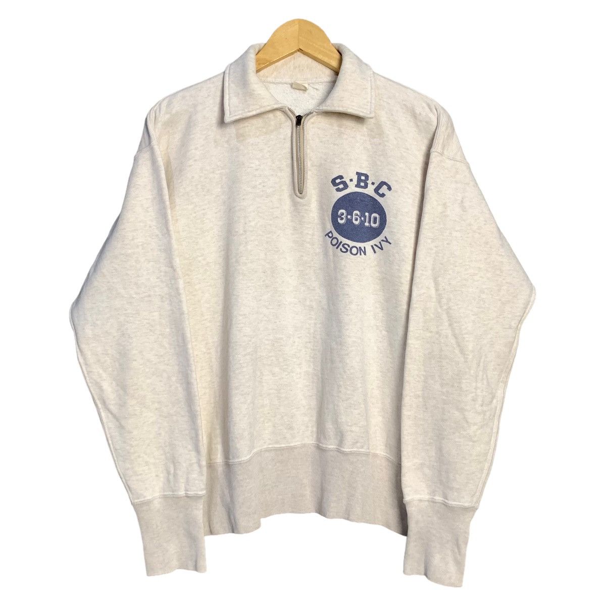The Real McCoy's McCoy Sportswear “Poison Ivy” Halfzip Sweater Size US M / EU 48-50 / 2 - 2 Thumbnail