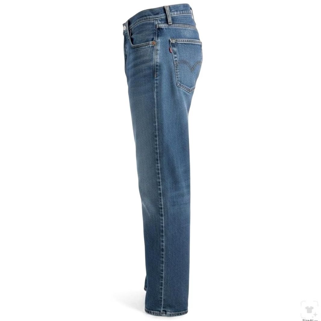 Levi's Levi's 505 Jeans Mens 36 Regular Zip Fly Denim Blue Medium Wash Straight 5-Pocket Size US 36 / EU 52 - 3 Thumbnail