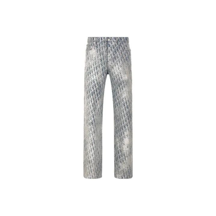 Dior Dior Oblique Logo Denim Pants for Men 0079 Size US 32 / EU 48 - 1 Thumbnail