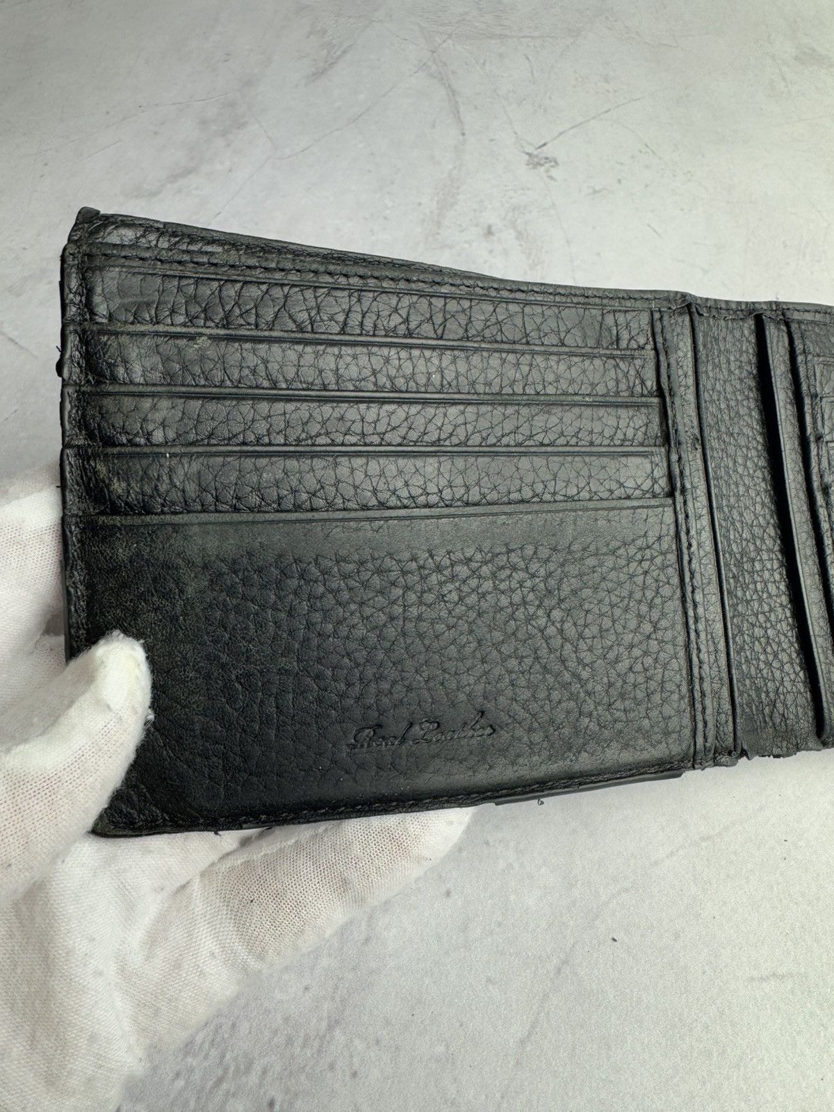 Pierre Cardin × Vintage Pierre Cardin Black Leather Bifold Wallet Size ONE SIZE - 4 Thumbnail