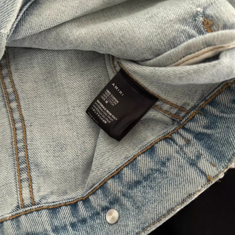 Amiri Amiri 18SS Reconstructed Trucker Size US S / EU 44-46 / 1 - 5 Thumbnail