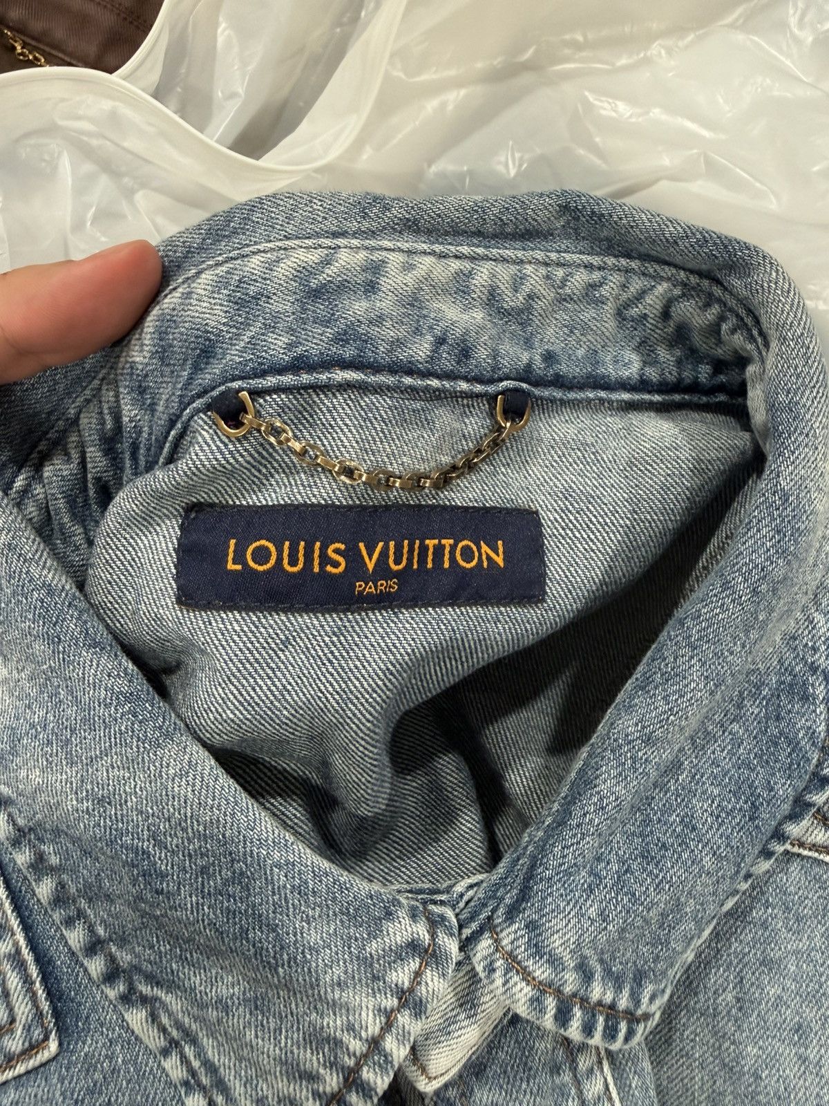 Louis Vuitton Louis Vuitton Staples Edition Denim Overshirt Size US XL / EU 56 / 4 - 8 Thumbnail