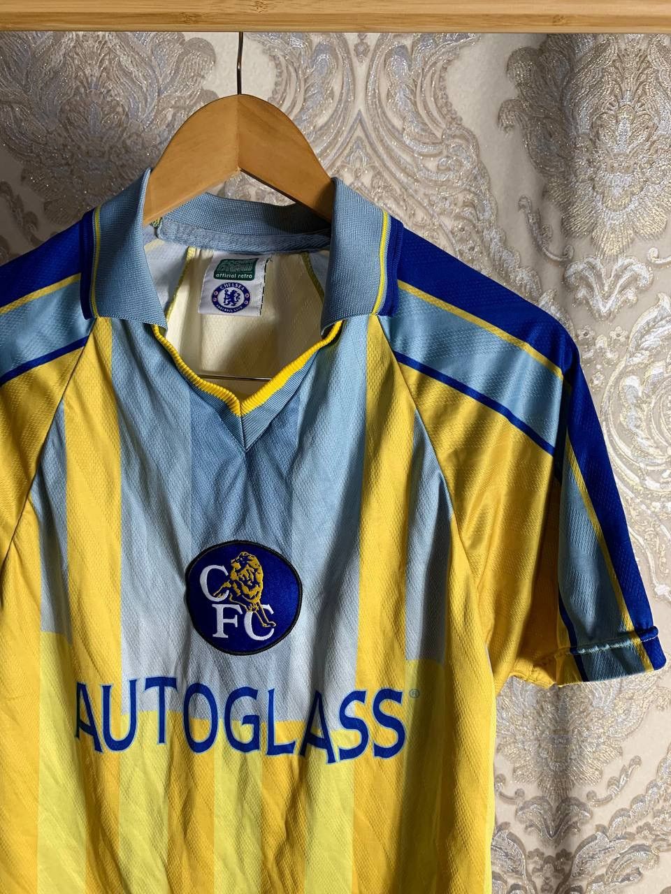 Vintage VERY RARE FC CHELSEA LONDON ENGLAND SOCCER JERSEY BLOKECORE Size US S / EU 44-46 / 1 - 2 Thumbnail