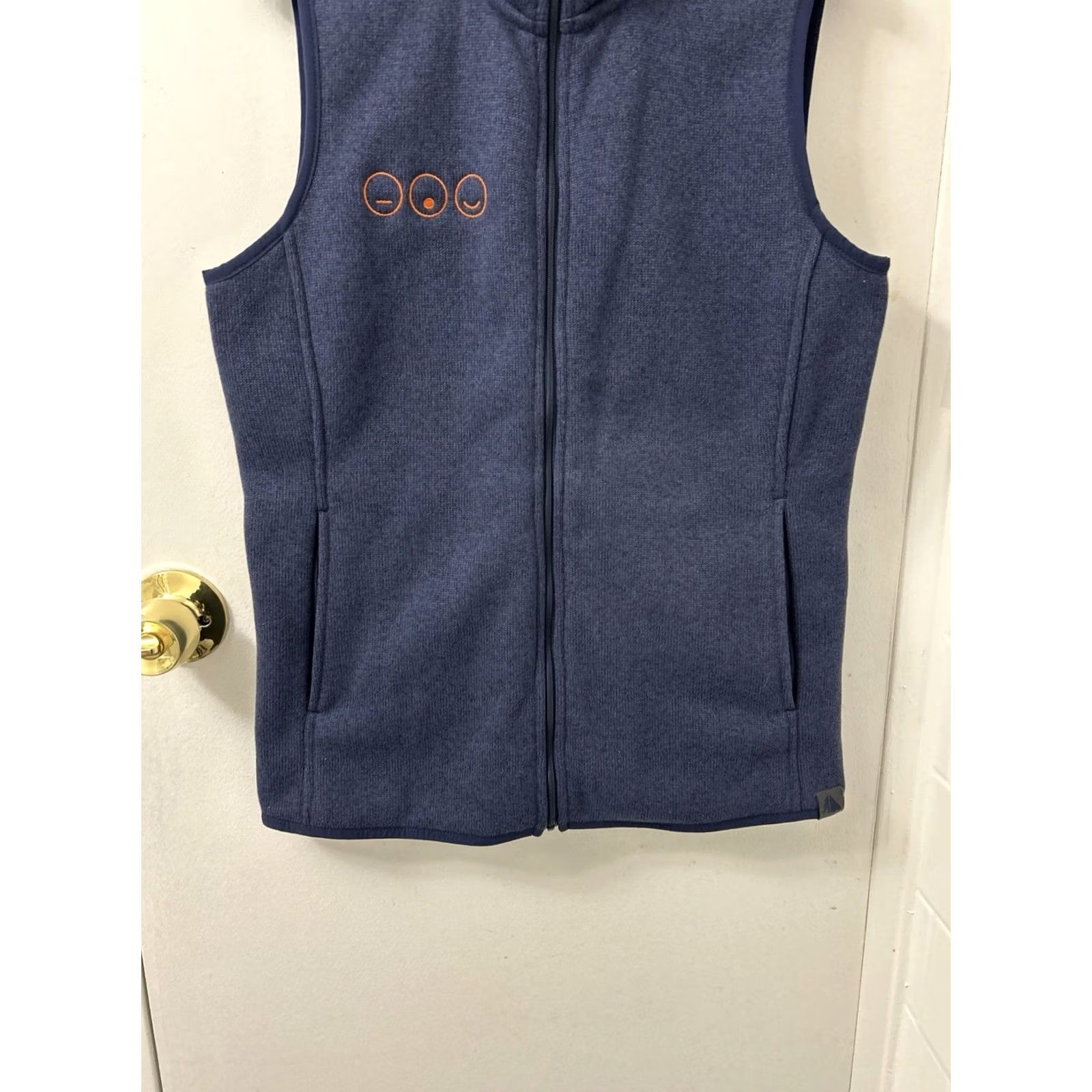 Vintage LL Bean Vest Womens Small Navy Blue Full Zip Pockets Fleece Lightweight Casual Winter Bodywarmer Size S / US 4 / IT 40 - 3 Thumbnail