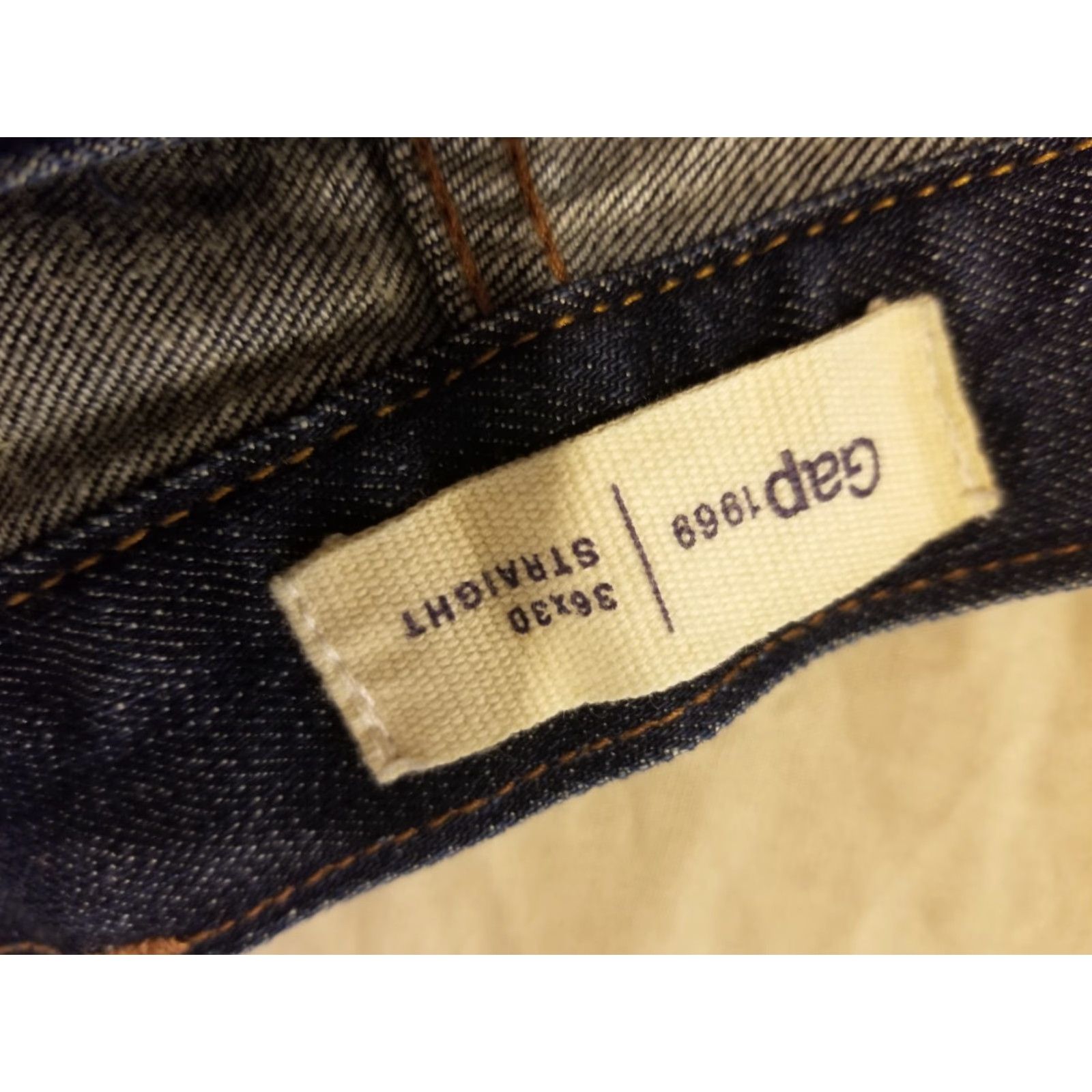 Gap Gap Jeans Mens 36x30 Straight Classic Denim Stretch Blue Size US 36 / EU 52 - 5 Thumbnail
