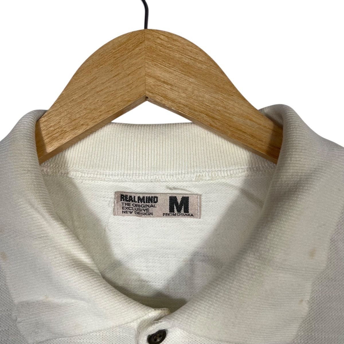 Vintage Real Mind Osaka White Patch Polo Shirt Y2K Japanese Size US M / EU 48-50 / 2 - 3 Thumbnail