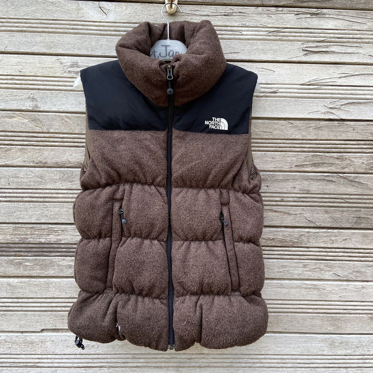 image of Outdoor Life x Outdoor Style Go Out The North Face Puffer Vest in Brown, Men's (Size XS)