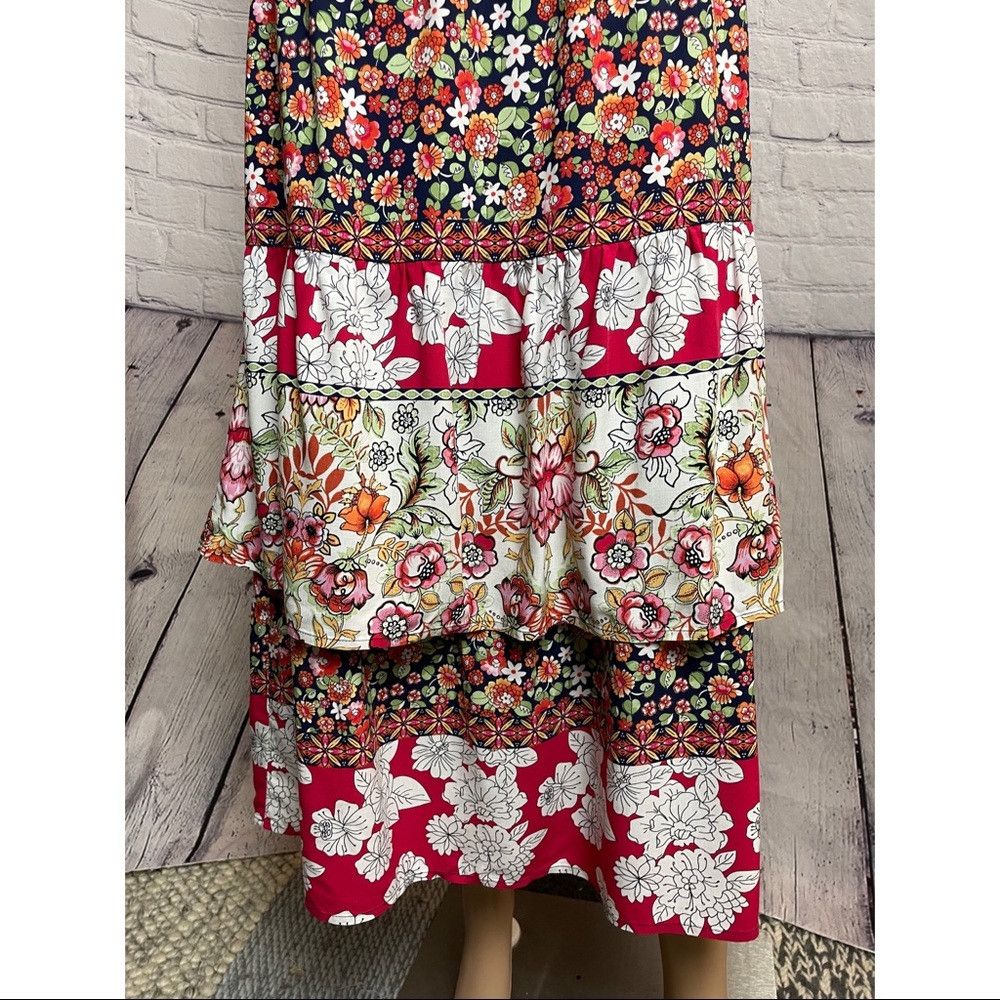 Other NWT New Rafaella Floral Ruffles Skirt Size 8 M Size 30" / US 8 / IT 44 - 8 Thumbnail