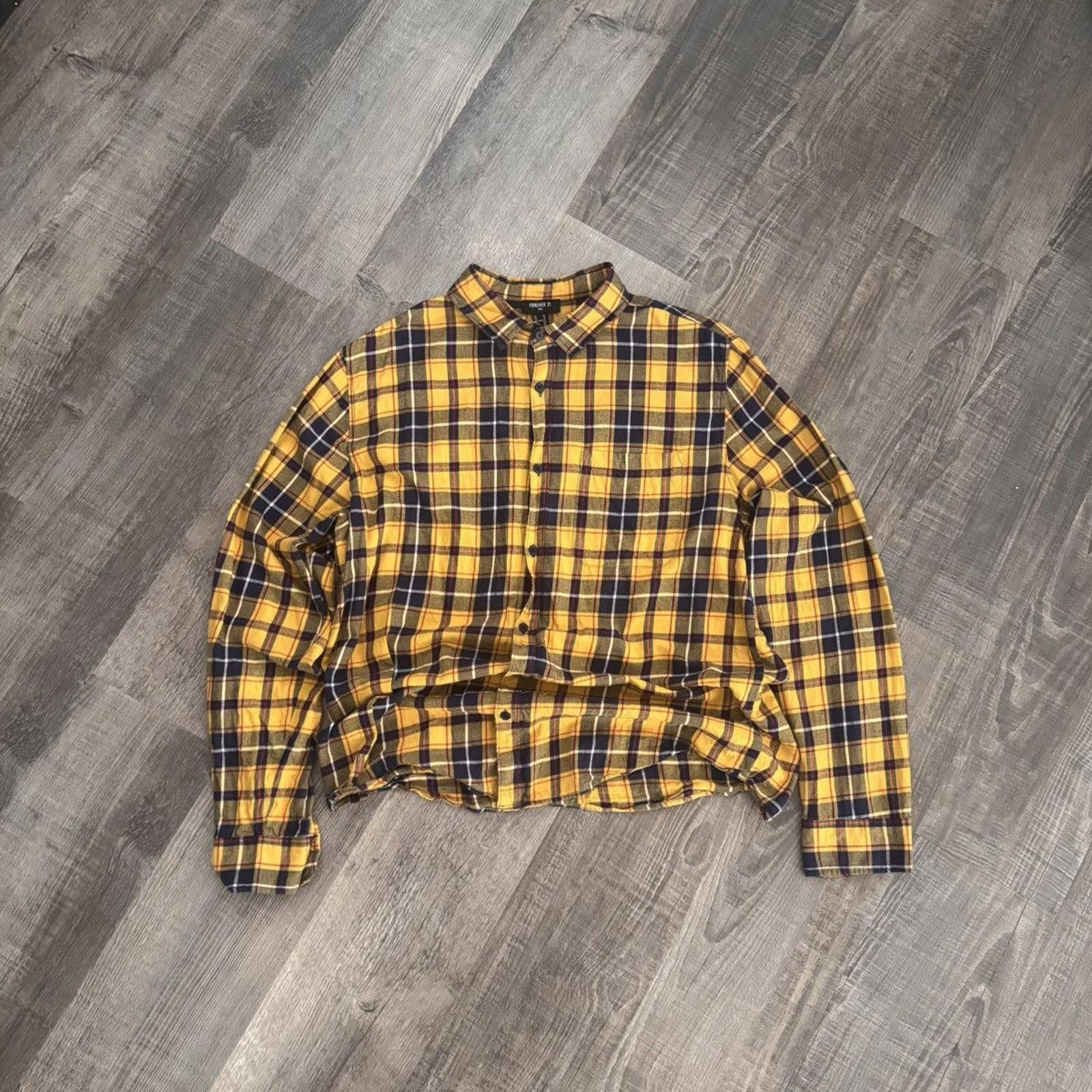 Forever 21 FOREVER 21 • VNTG Multicolor Flannel (XL) Size US XL / EU 56 / 4 - 1 Thumbnail
