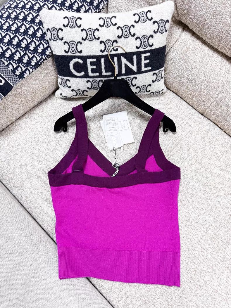 Chanel Chanel 20A Kangpeng Street Show Purple Cashmere Suspender Size XS / US 0-2 / IT 36-38 - 3 Thumbnail
