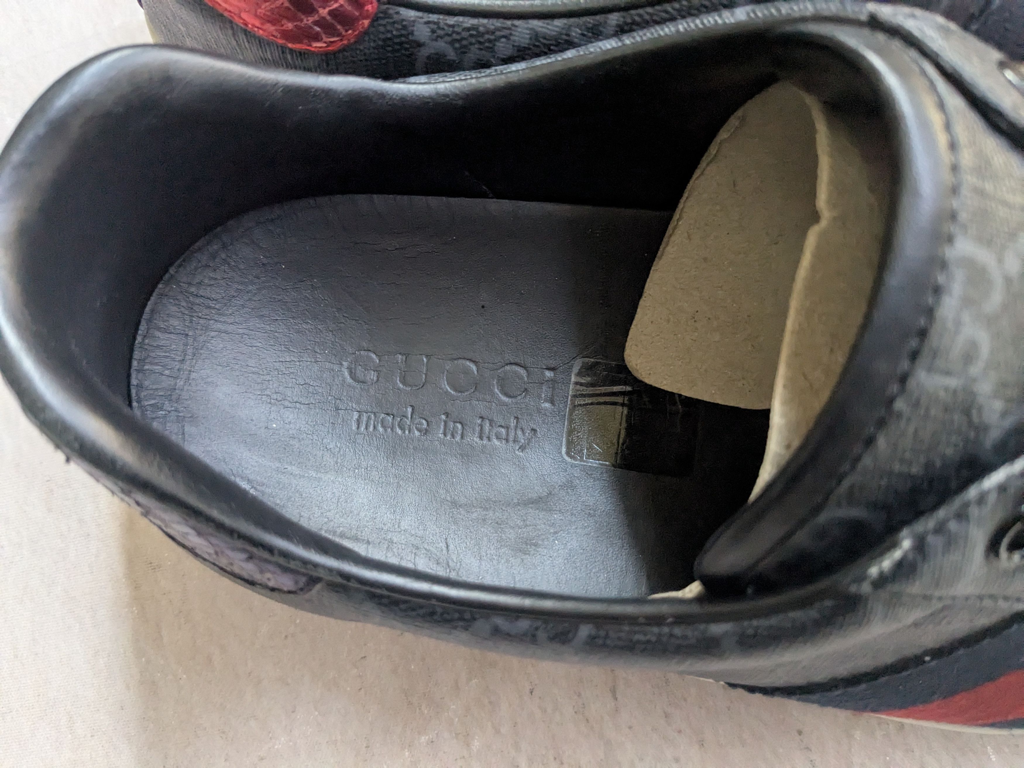 Gucci Gucci Ace Sneakers Monogram 8.5 Logo Low Tops 429445 Size US 8.5 / EU 41-42 - 5 Thumbnail