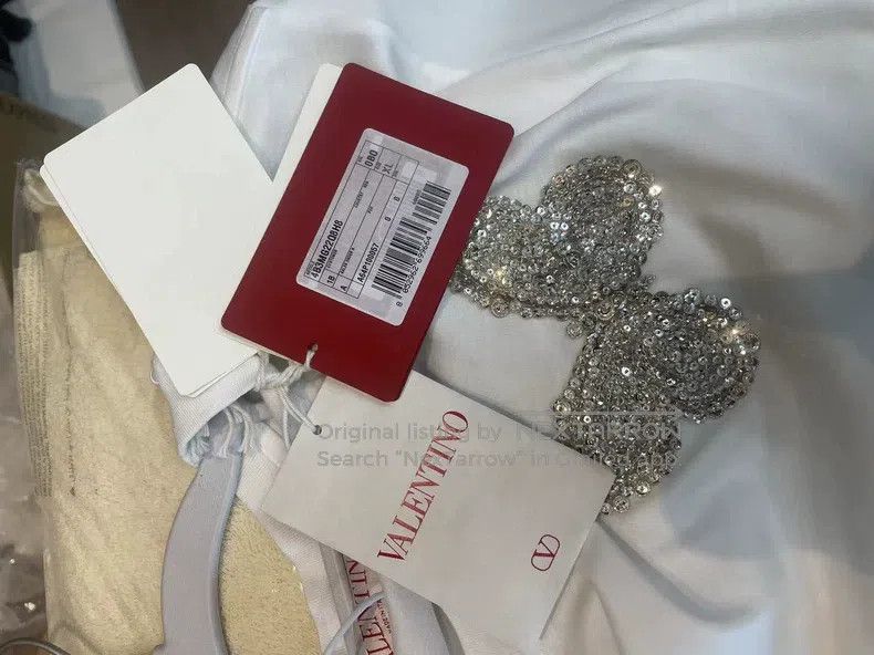 Valentino Valentino White butterfly T-shirt Size XL / US 12-14 / IT 48-50 - 6 Thumbnail