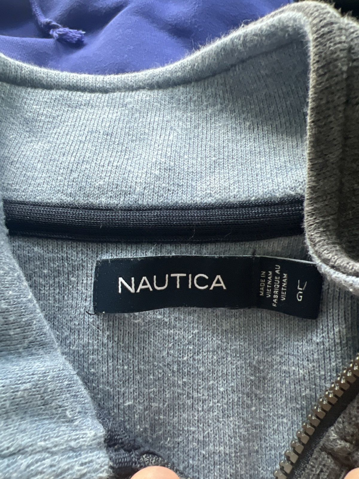 Nautica Nautica Grey Quarter-Zip (Men’s L) Size US L / EU 52-54 / 3 - 6 Thumbnail