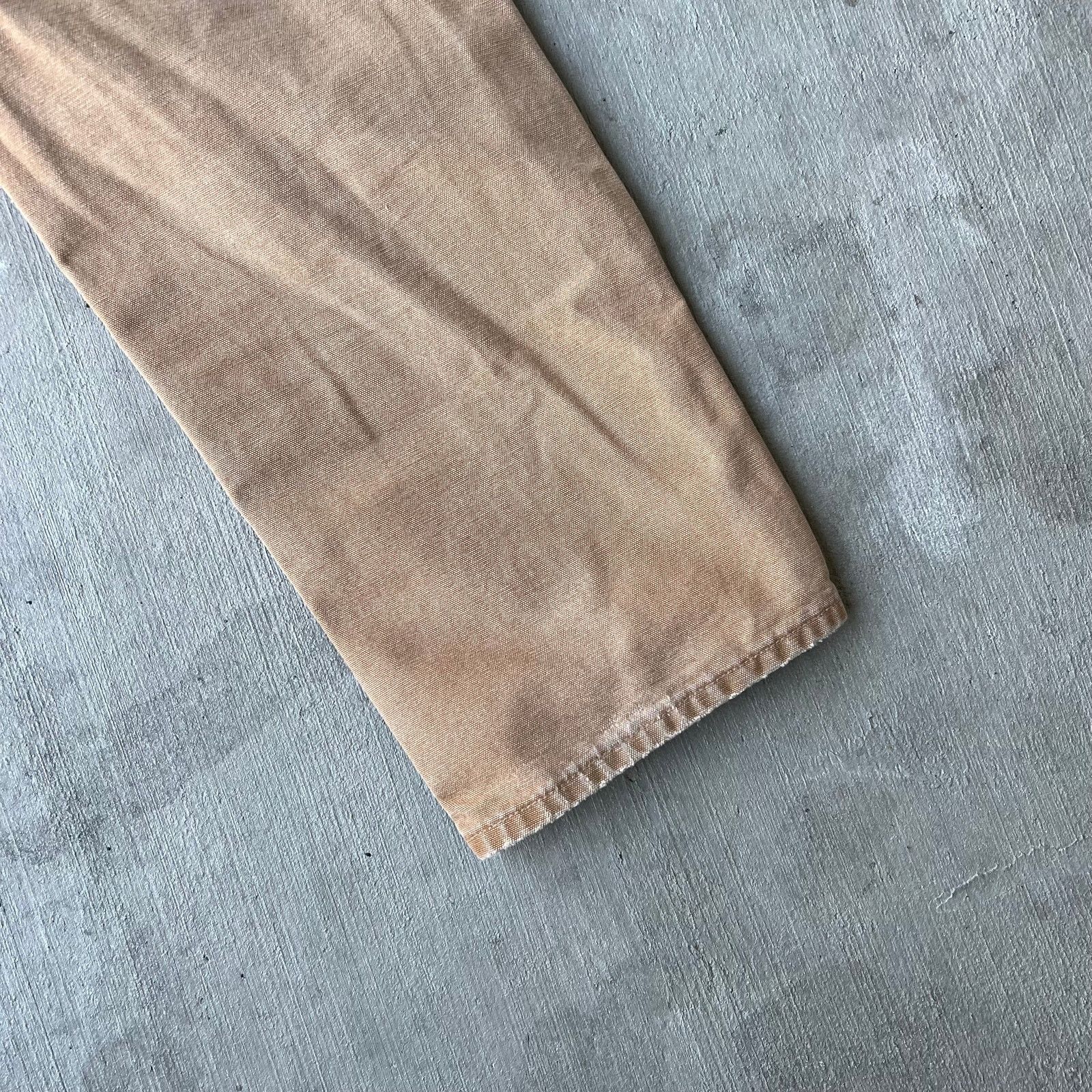 Carhartt × Vintage Carhartt faded brown double knee work wear carpenter pants Size US 32 / EU 48 - 9 Thumbnail
