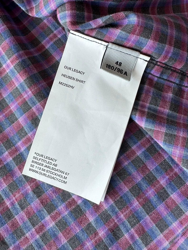 Our Legacy Our Legacy size48 Plaid shirts Size US M / EU 48-50 / 2 - 7 Thumbnail