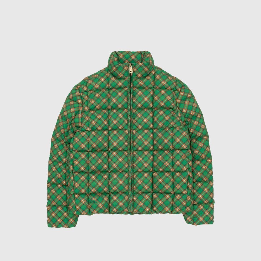 ERL o1mle0724 Plaid Puffer Jacket in Green Size US M / EU 48-50 / 2 - 1 Thumbnail