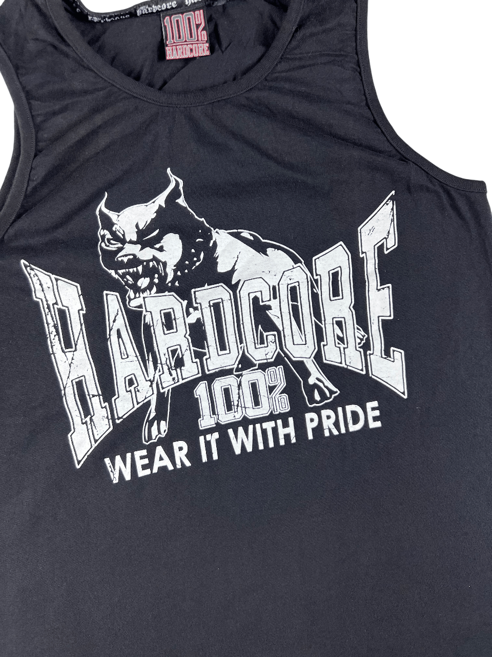 Vintage 100% Hardcore Tank Top L Size US L / EU 52-54 / 3 - 2 Thumbnail