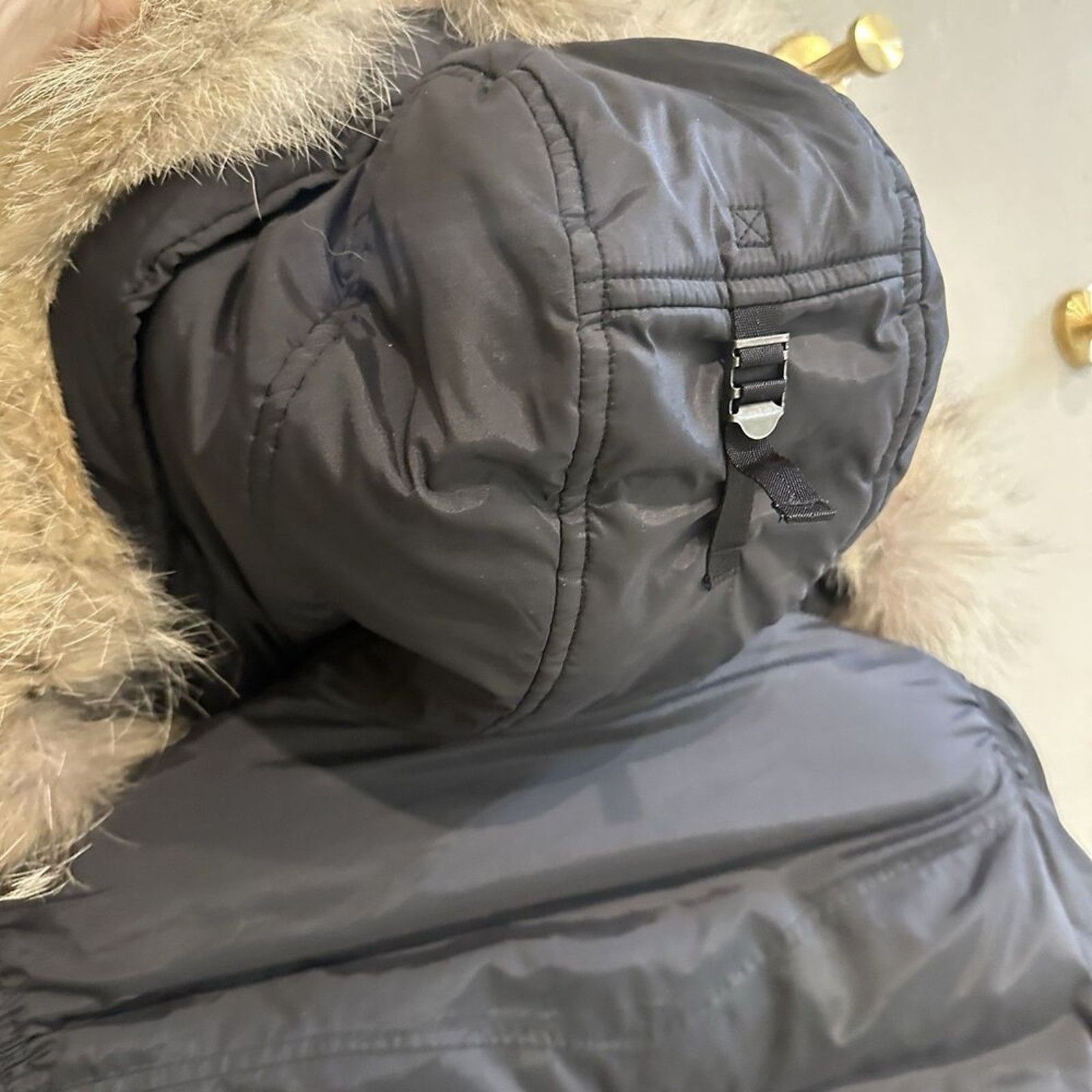 Ralph Lauren RALPH LAUREN | XS | GOOSE DOWN BOMBER Real FUR TRIM HOOD Size XS / US 0-2 / IT 36-38 - 8 Thumbnail