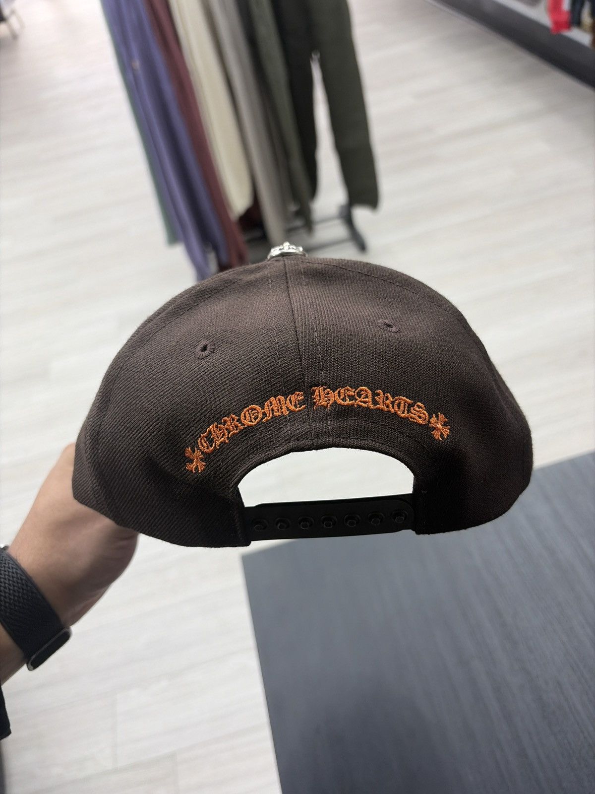 Chrome Hearts Chrome Heart CH Baseball Cap Brown Size ONE SIZE - 4 Thumbnail