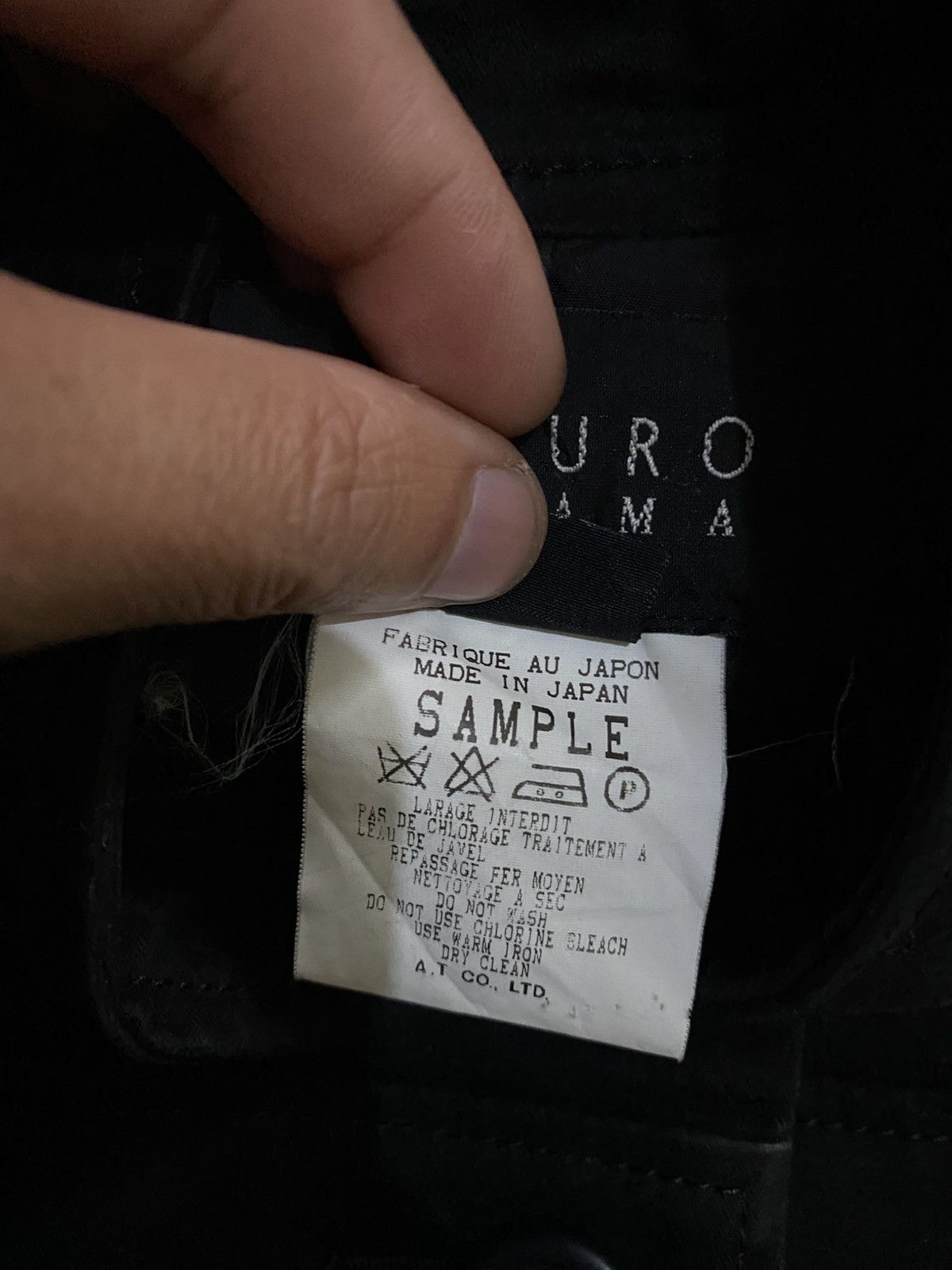 ATSURO TAYAMA Atsuro Tayama "SAMPLE" blck blazer Size S / US 4 / IT 40 - 5 Thumbnail