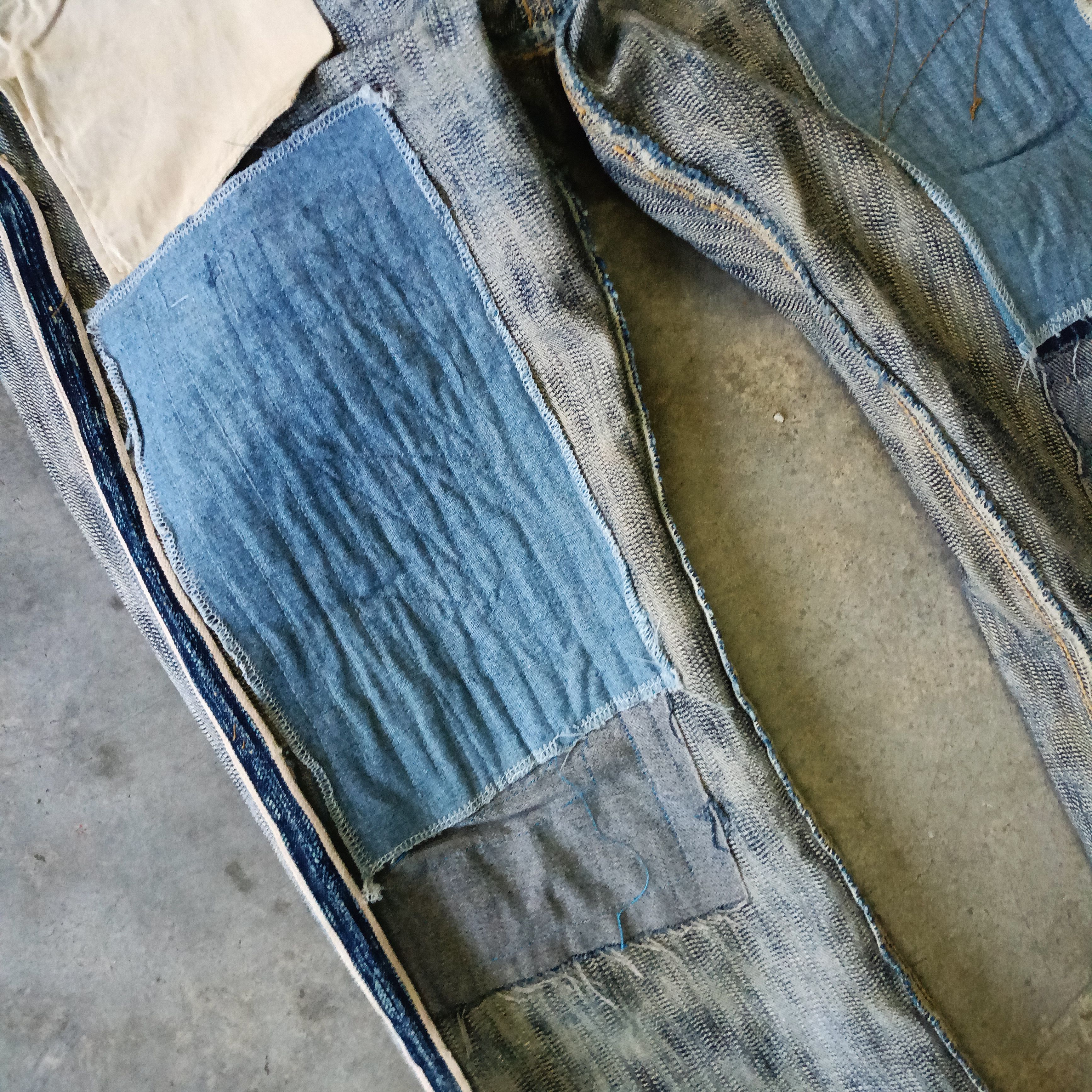 Eternal Eternal Distressed Denim Japanese Brand Size US 31 - 18 Thumbnail