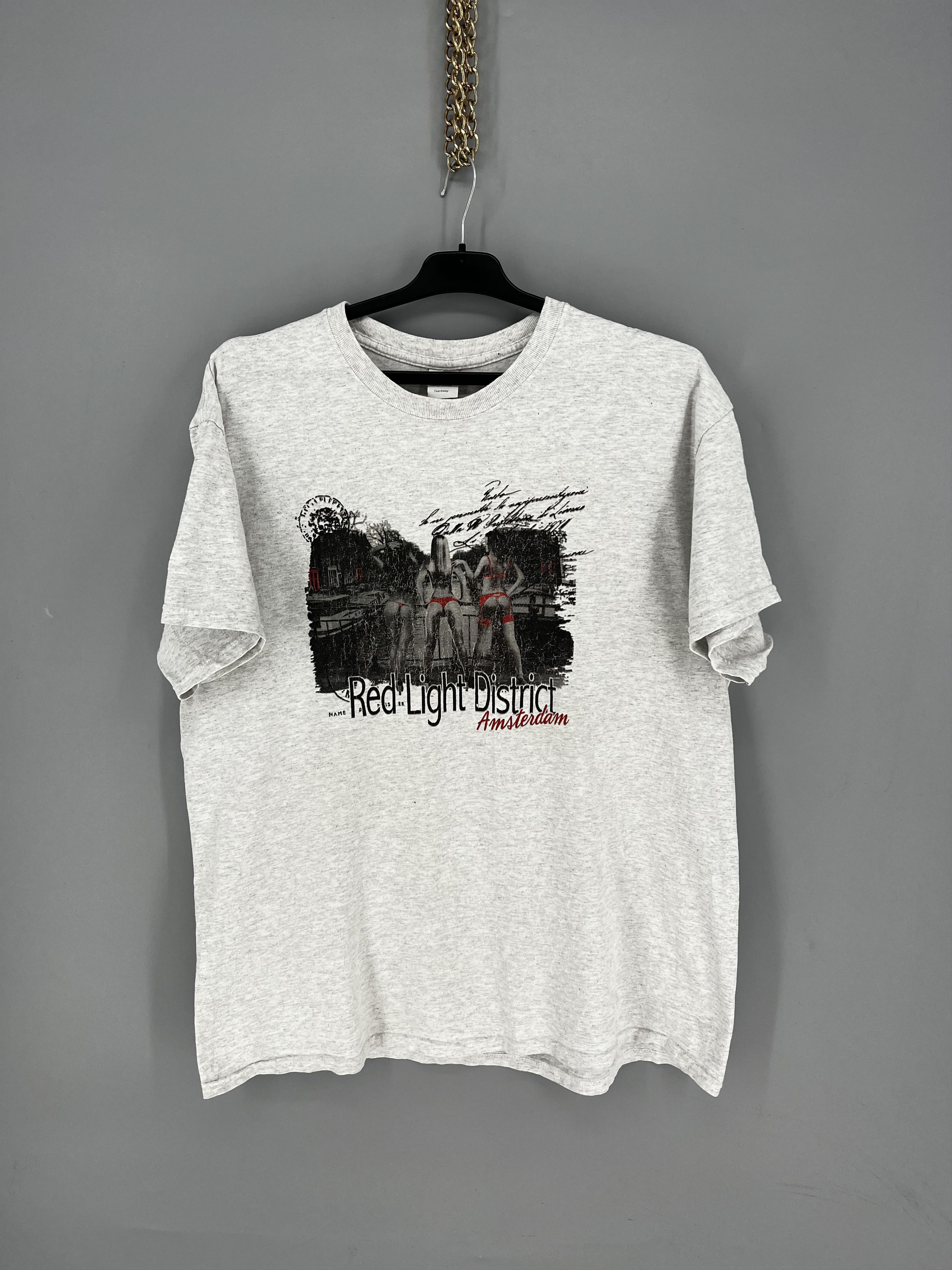 Hook-Ups Vintage 00s Amsterdam red light district graphic tee Size US XL / EU 56 / 4 - 1 Thumbnail