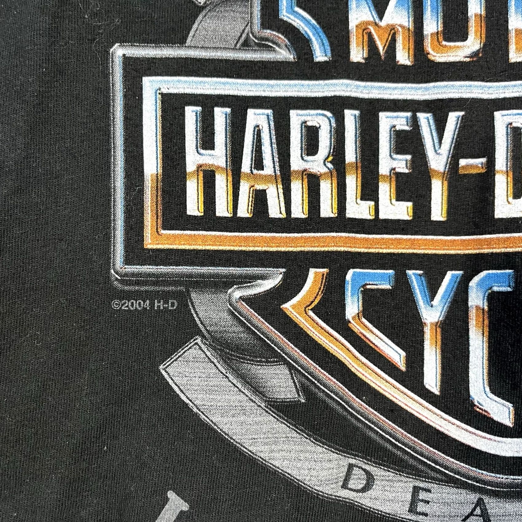Harley Davidson VINTAGE Harley-Davidson T-Shirt Mens 2XL Chrome Los Angeles Biker Flames Black Size US XXL / EU 58 / 5 - 3 Thumbnail