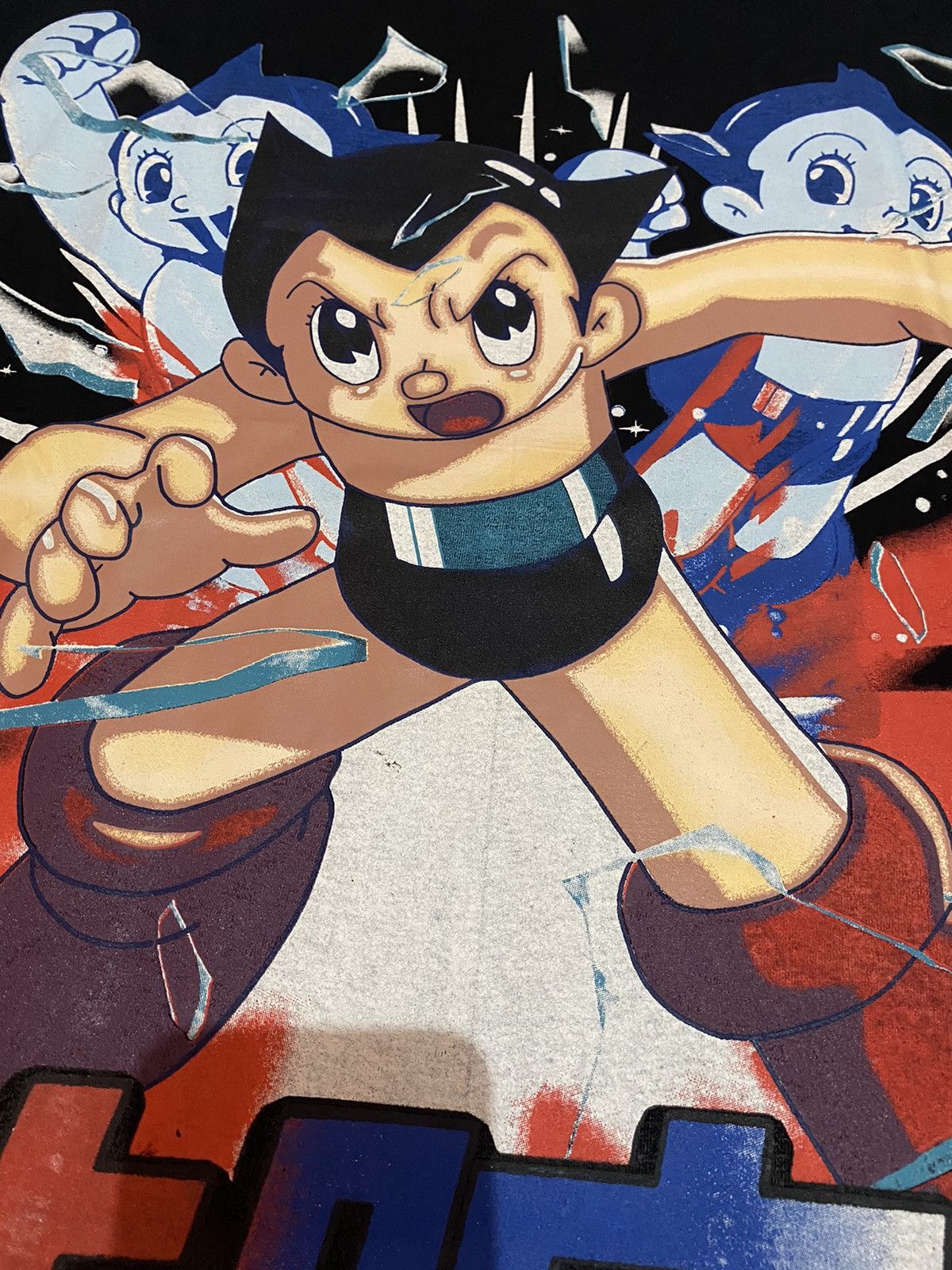 Anime × Japanese Brand 🔥RARE🔥 Astro Boy boot tee anima movie manga Size US L / EU 52-54 / 3 - 4 Thumbnail