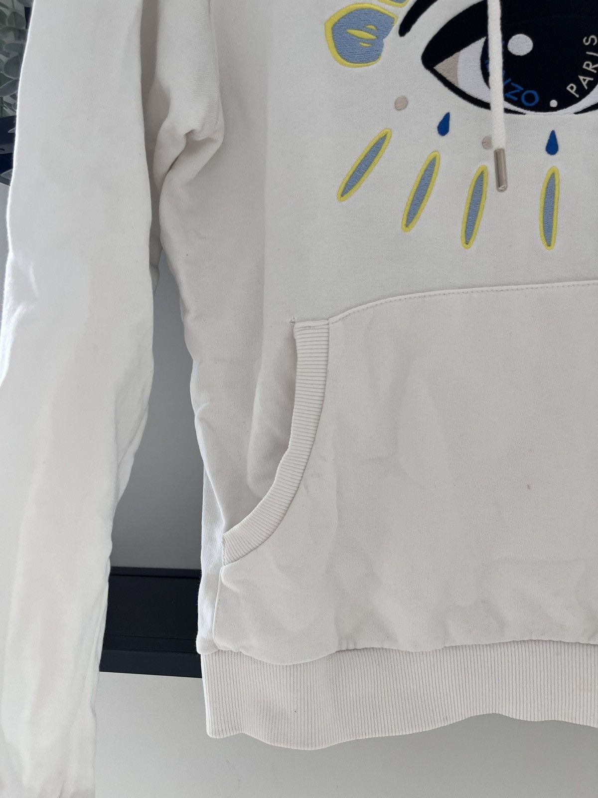 Kenzo Kenzo white hoodie big logo boxy Size S / US 4 / IT 40 - 9 Thumbnail