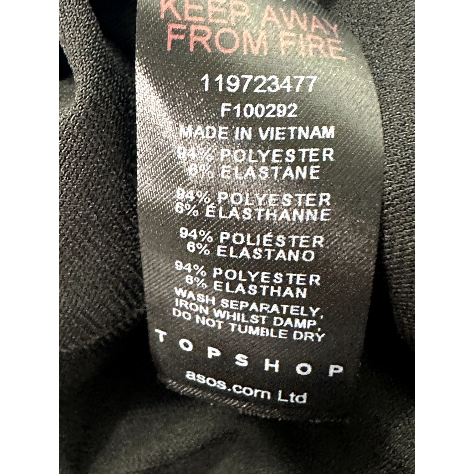 Topshop Topshop Pants Asymmetric Ruffle Overlay Design Black 14 NWT Size 36" / US 14 / IT 50 - 10 Thumbnail