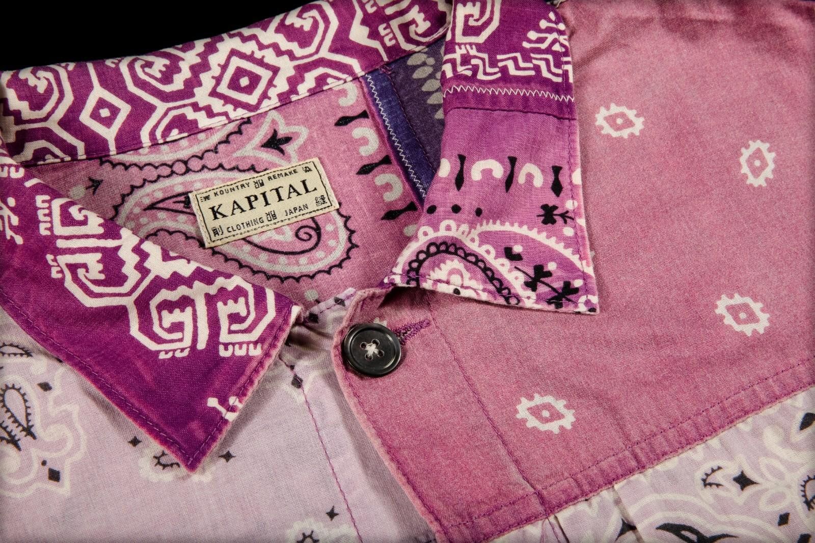 Kapital Kapital Patchwork Bandana Jacket Purple Size 5 Size US XXL / EU 58 / 5 - 4 Thumbnail