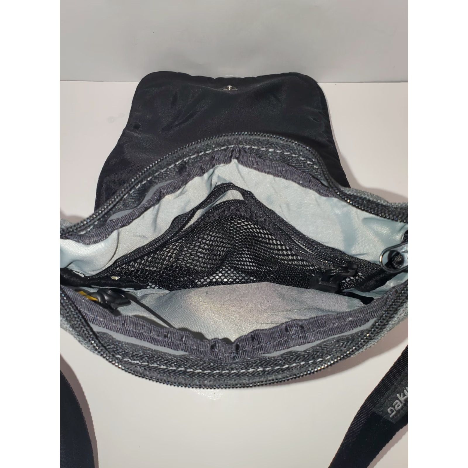 Dakine DAKINE Crossbody Canvas Bag Purse Color- Blue Black White Small Crossbody Womens Bag Size ONE SIZE - 4 Thumbnail