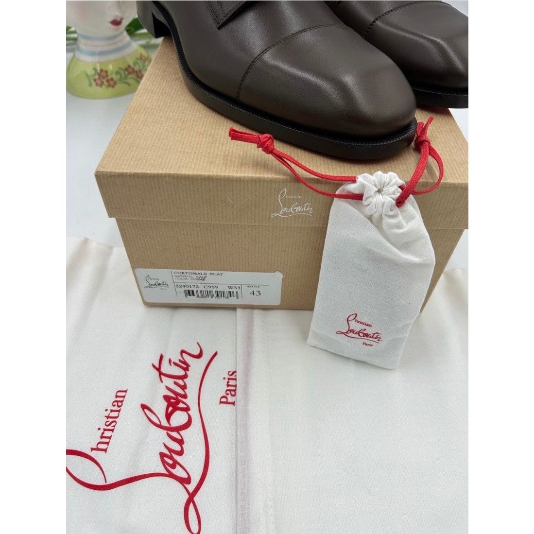 Christian Louboutin Men's Christian Louboutin CORTOMALE lace up Oxford size 43 Size US 10 / EU 43 - 4 Thumbnail