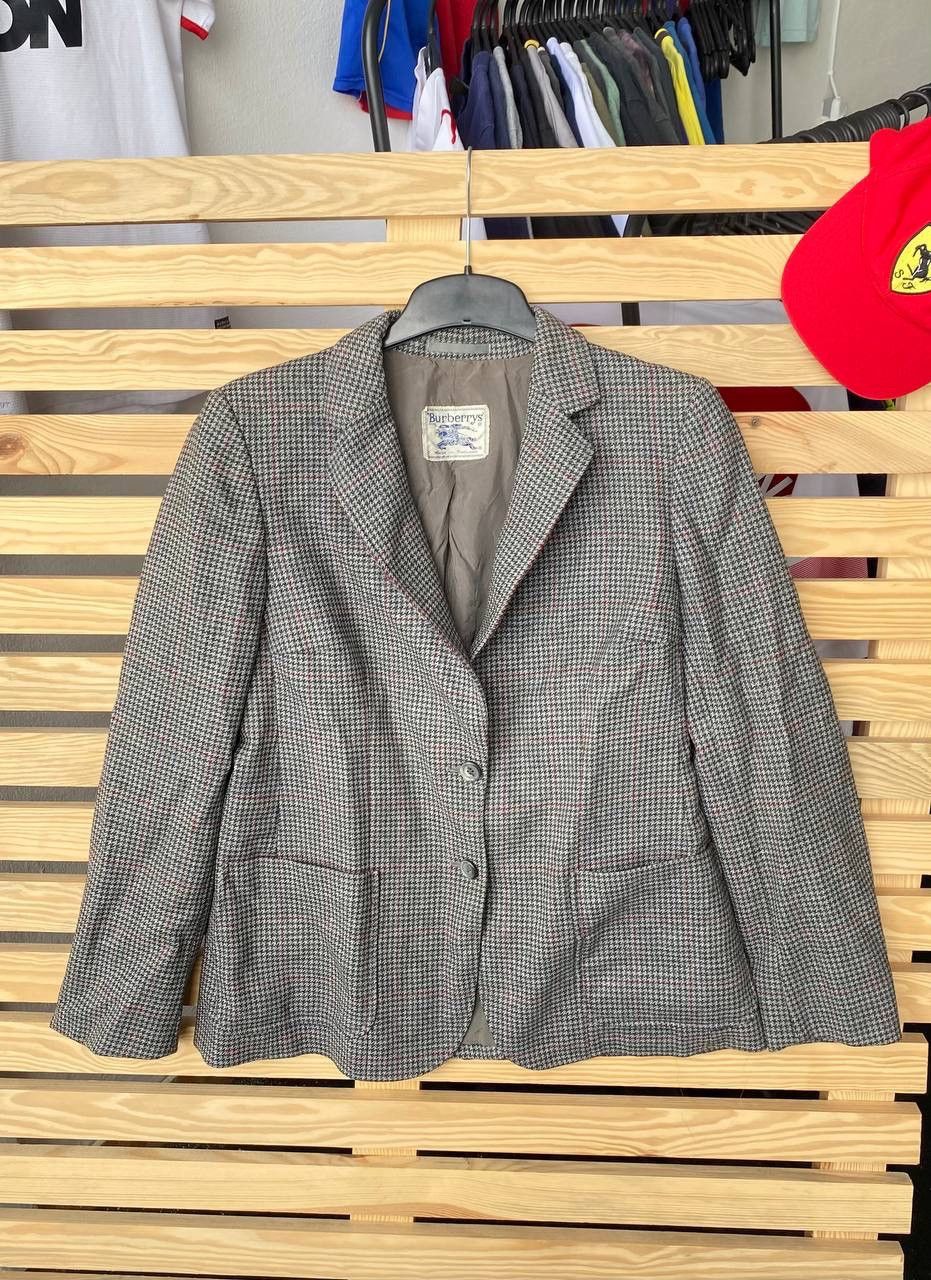 Burberry × Vintage 💥RARE💥Vintage Burberry Blazer Jacket Wool Size M / US 6-8 / IT 42-44 - 1 Thumbnail