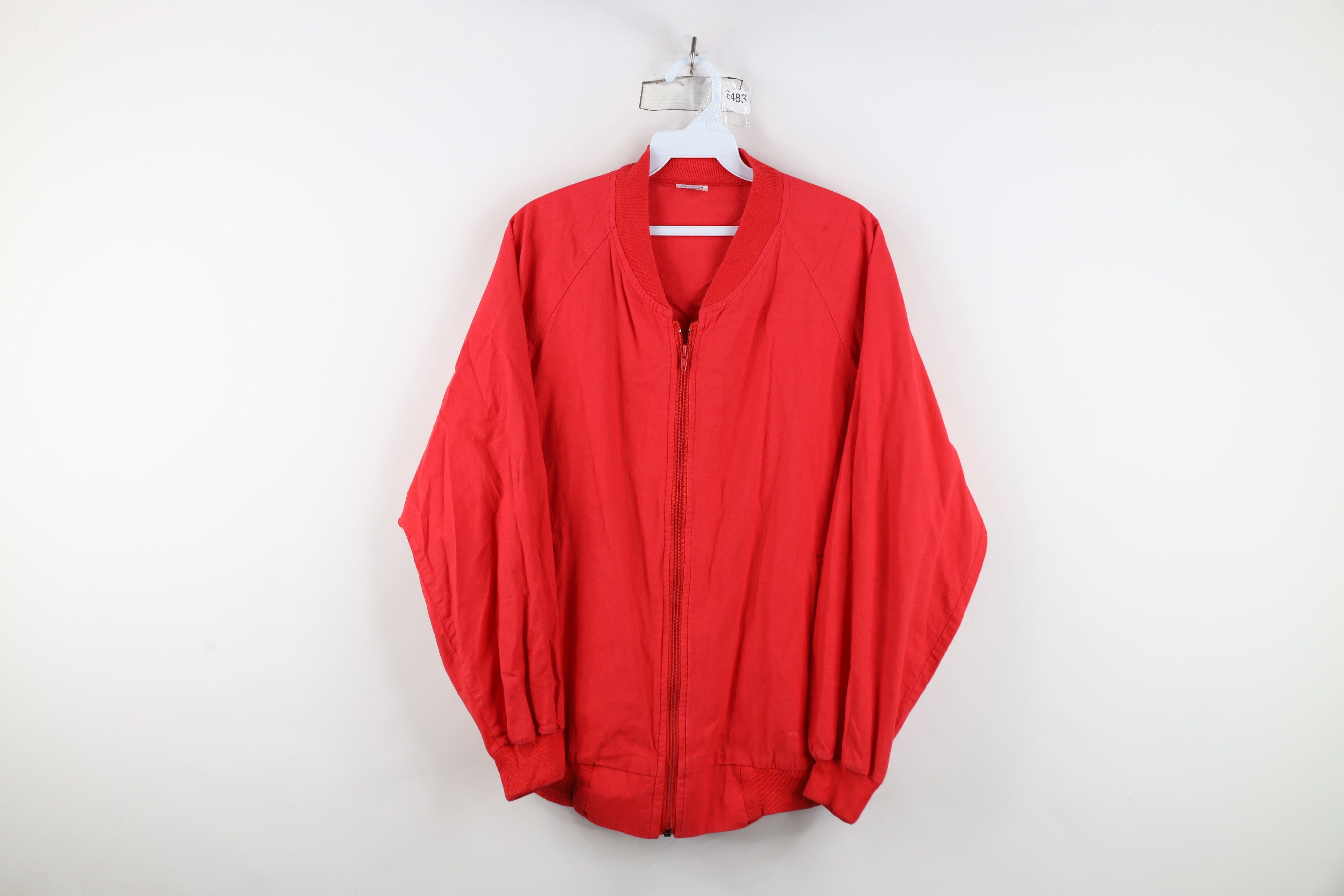 Vintage Vintage 90s Streetwear Blank Lightweight Bomber Jacket USA Size US M / EU 48-50 / 2 - 1 Thumbnail
