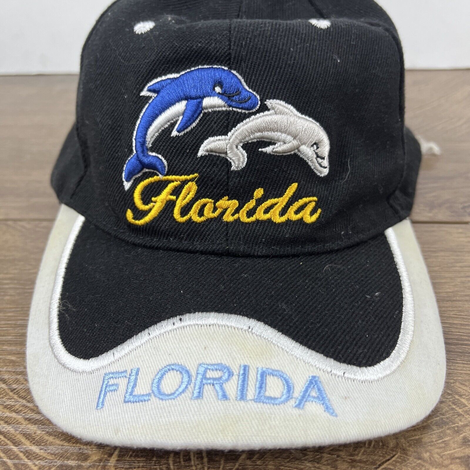 Other Florida Hat Dolphins Florida Hat Black Hat Adjustable Adult Size ONE SIZE - 7 Thumbnail
