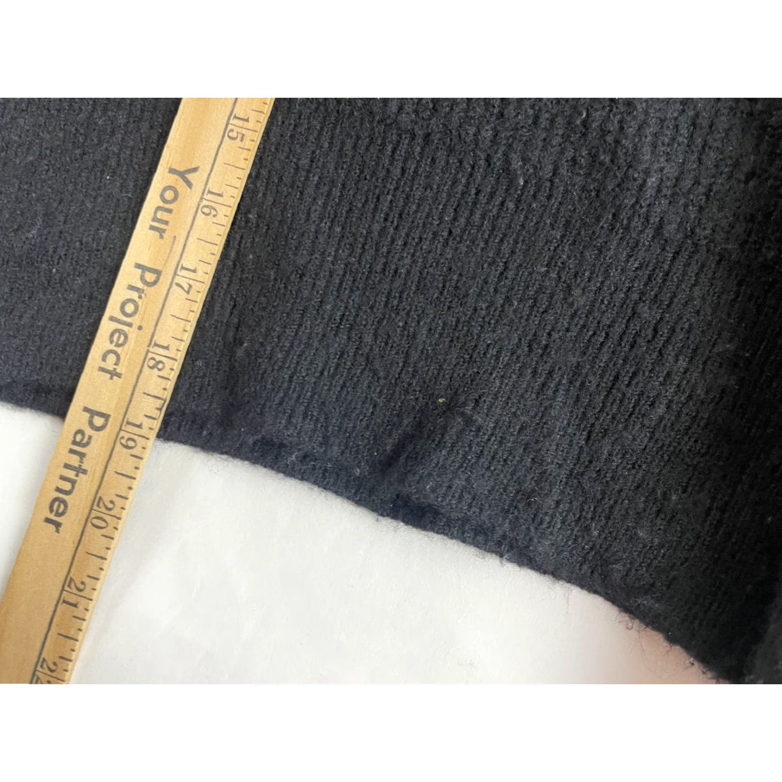 Topshop Topshop Sweater Women Size 8-10 Black Pullover Cropped Knit Ribbed Long Sleeve Mock Neck Size M / US 6-8 / IT 42-44 - 6 Thumbnail
