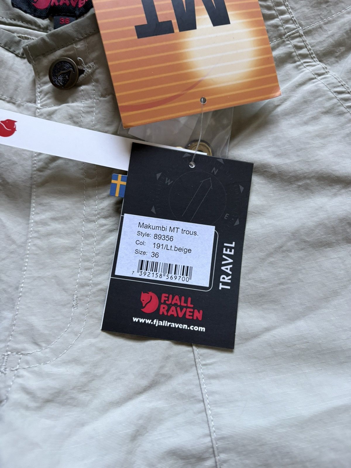 Fjallraven NWT Fjallraven Outdoor Gorpcore Women’s Beige Pants Size 36 Size 36" / US 14 / IT 50 - 7 Thumbnail