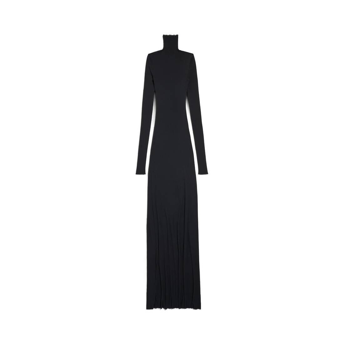 Balenciaga oc11z1125 Cover Dress in Black Size M / US 6-8 / IT 42-44 - 7 Thumbnail