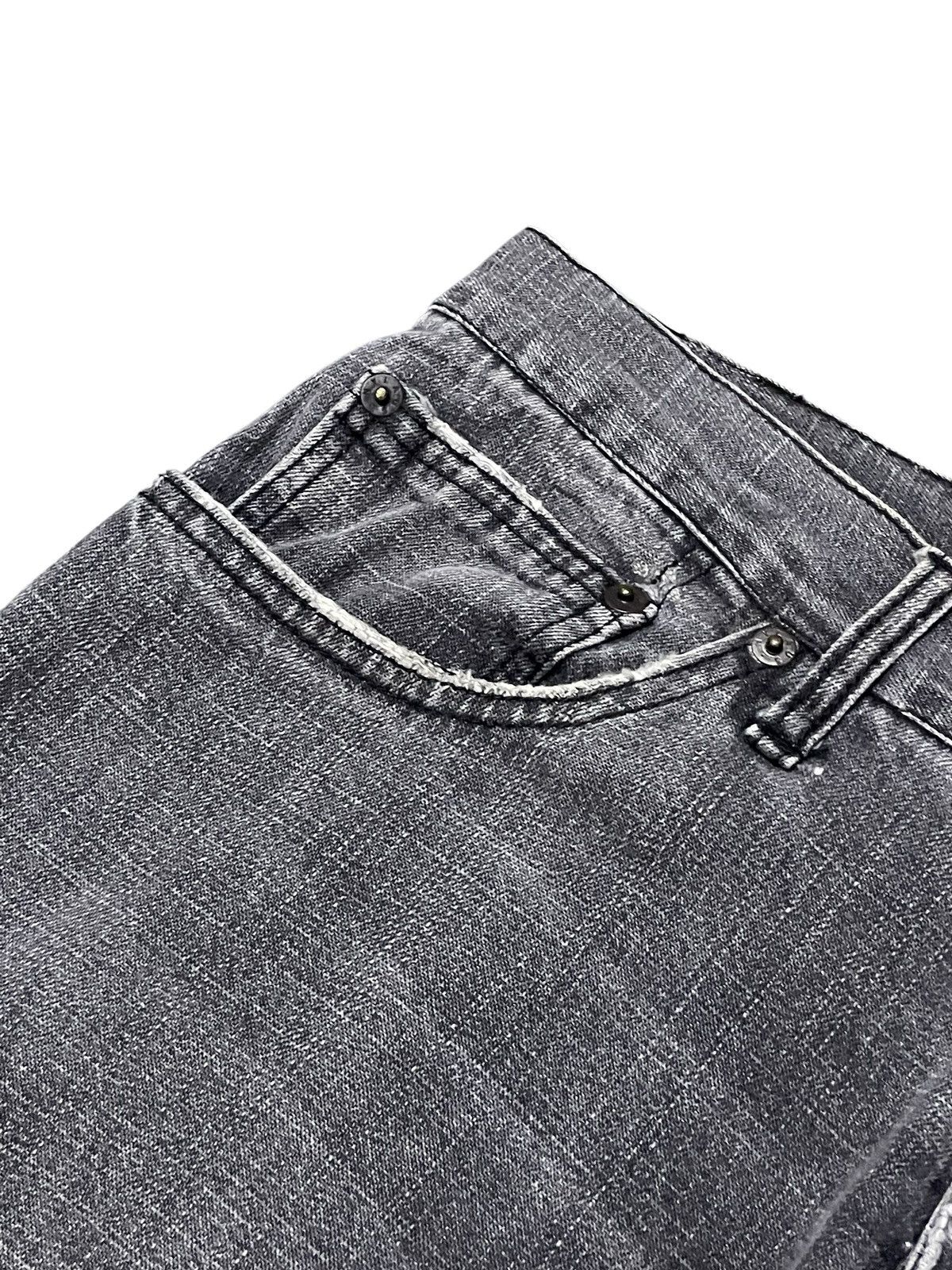 5351 POUR LES HOMMES × GOSTAR DE FUGA × Japanese Brand Nylaus 0125 Japan Patchwork Reconstructed Denim Jeans Size US 32 / EU 48 - 12 Thumbnail