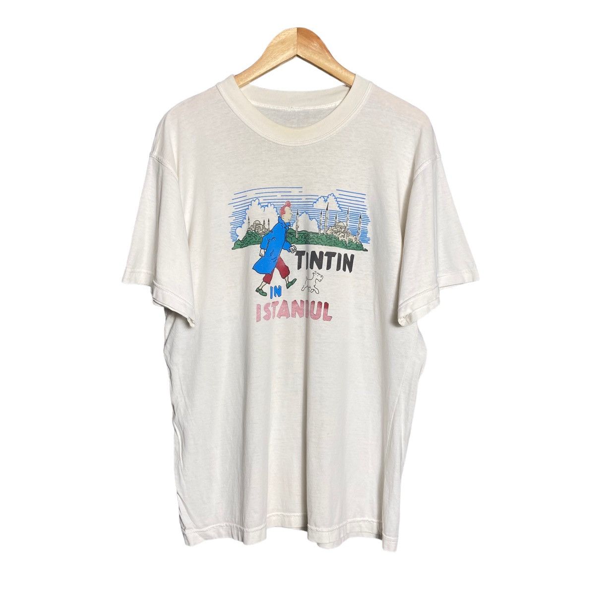 Vintage Vintage Tin Tin Anime Movie T-Shirt Size US L / EU 52-54 / 3 - 1 Thumbnail